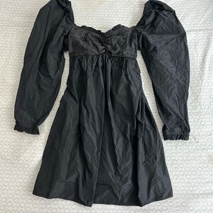 Zara black swan voluminous dress